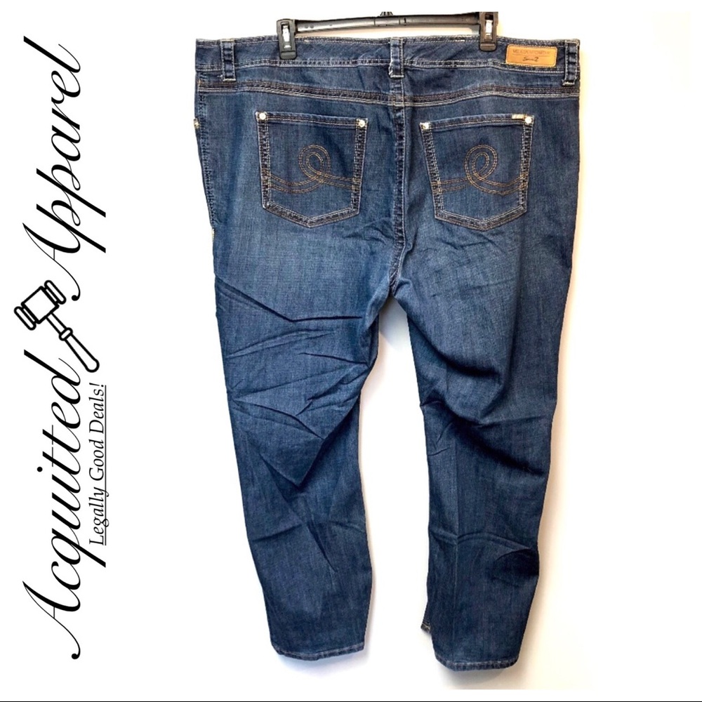 Seven7 Melissa McCarthy Straight Leg Jeans